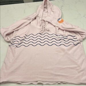 CHASER pink/Navy Waves Hoodie